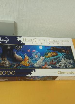 Пазл disney clementoni panarama 1000 елементів - солодкі ночі,