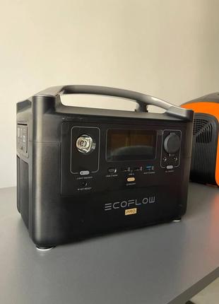 Портативная зарядная станция ecoflow river pro (720 wh).зарядная станция для дома