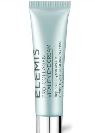 Восстанавливающий лифтинг-крем под глаза elemis pro-collagen vitality eye cream, 4ml
