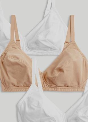 90-b/85c бюст комфорт без косточек, хлопок m&s