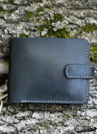 Чоловічий шкіряний гаманець ручної роботи