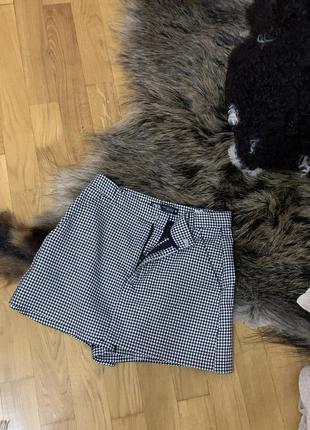 Юбка шорты классические с биркой новая мини юбка с шортами zara классические