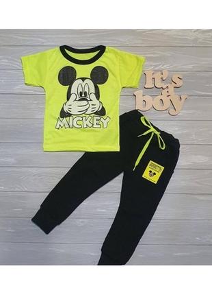 Детский стильный и практичный летний костюм для мальчика