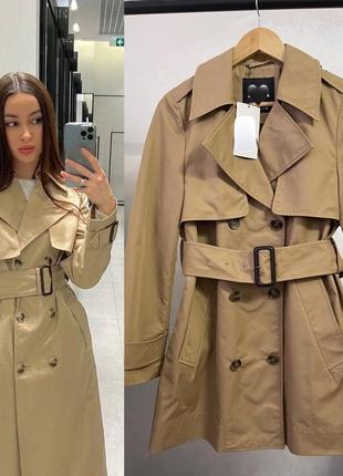 Тренч пальто zara