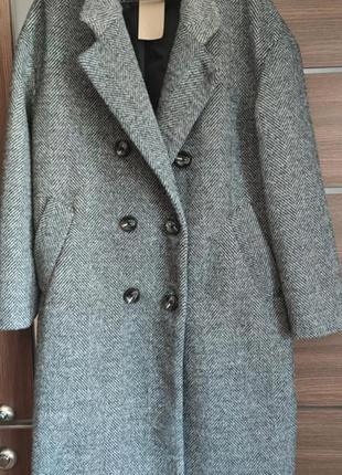 Пальто new look, в ёлочку, 46-48