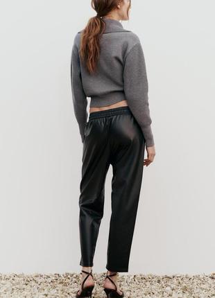 Новые брюки кожаные zara4 фото