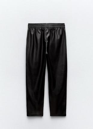 Новые брюки кожаные zara9 фото
