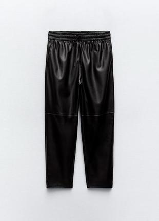 Новые брюки кожаные zara8 фото