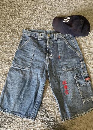 Джинсовые шорты baggy