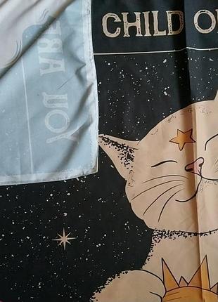 Плакат банер постер с котиком you are a child of the universe 150 ×126 см