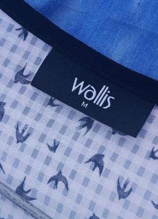 Лёгкая блуза с имитацией запаха спереди,46-48разм, wallis .