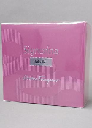 Salvatore ferragamo signorina ribelle подарочный набор (оригинал)