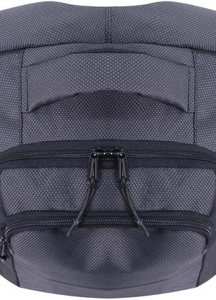 Міський рюкзак для ноутбука бремен зі щільною спинкою 23 л. сірого кольору, місткий діловий рюкзак6 фото