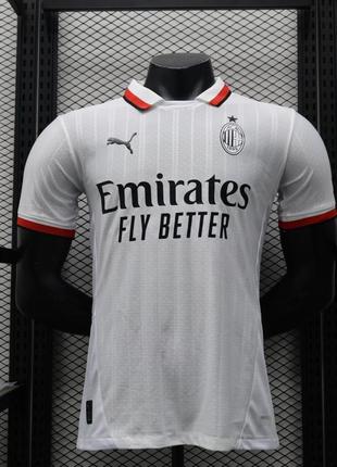 Футболка мілан 24/25 пума ігрова футбольна форма ac milan puma рафаель леау мората шевченко