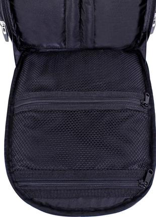 Городской рюкзак для ноутбука, деловой  tibo 23 л. чёрный мужской рюкзак для работы, поездок плотный10 фото