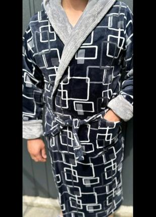 Халат махровый мужской