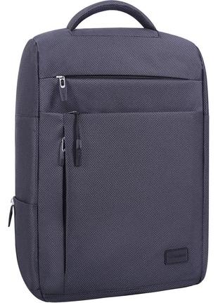 Рюкзак городской для ноутбука  20 л. черный прочный деловой рюкзак на каждый день