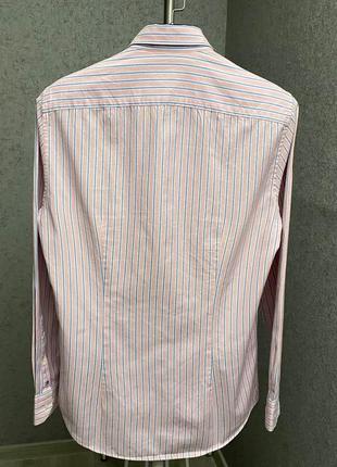 Полосатая рубашка от бренда tommy hilfiger4 фото
