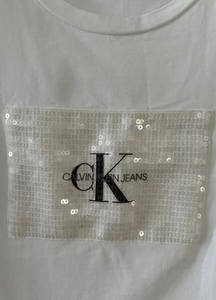 Girls calvin klein tshirt sale