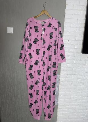 Плюшевый кигуруми принт песики XL / 50 совы, xl-xxl