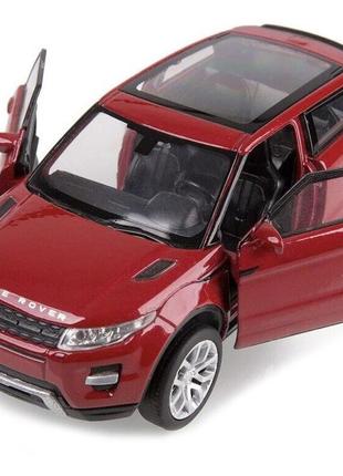 Железная машинка моделька land rover range rover evoque