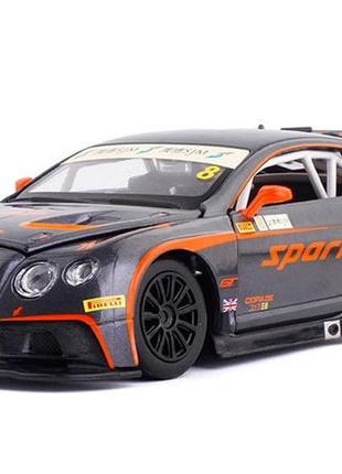 Металлическая машинка bentley continental gt3 concept