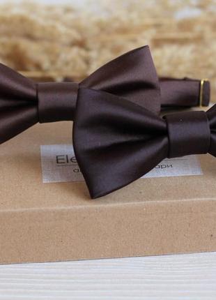 Метелики з атласного шовку шоколадні (молочний і гіркий)