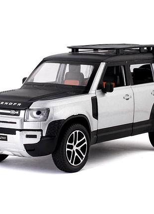 Игрушка джип land rover defender 110 машинка детская металлическая 1:24