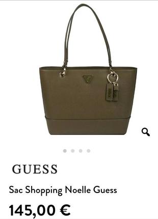 Guess гес гесс sac shopping noelle guess сумка сумочка шоппер сумка-шоппер олива хакі оригінал бренд guess оригінал10 фото