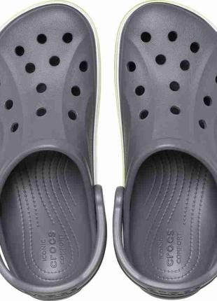 Сабо crocs bayaband clog slate grey сабо мужские крокс серые.3 фото