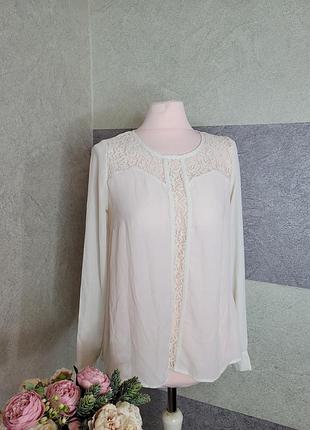 Сорочка блуза з мереживом ,мякенька.