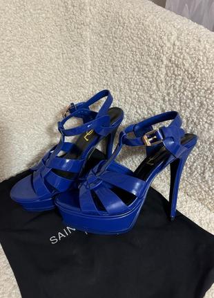 Босоножки в стиле saint laurent ysl