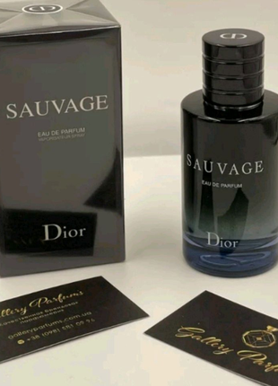 Классный элитный аромат парфюма sauvage christian dior 100ml.