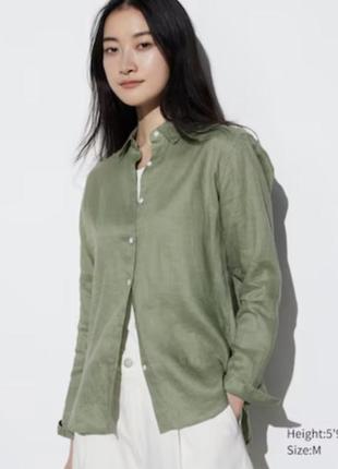 Лльна сорочка uniqlo