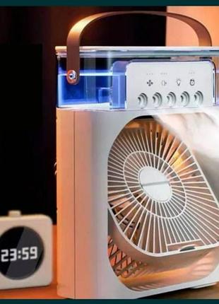 Вентилятор usb от повербанк от сети увлажнитель воздуха кондиционер портативный охладитель