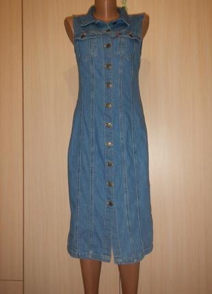 Джинсова сукня сарафан levis p.s