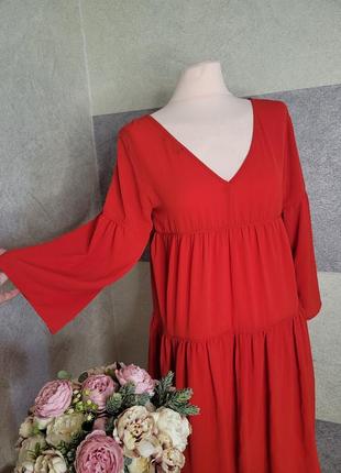 Сукня ( плаття) червоне5 фото
