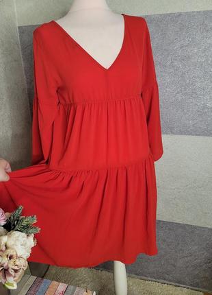 Платье ( платье) красное4 фото