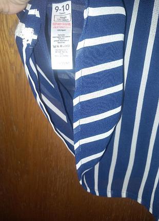 Фирменная школьная туника-блуза на 9-10лет3 фото