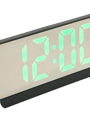 Электронные настольные led часы от usb vst-897-4 с будильником и термометром