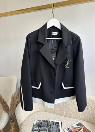 Пиджак женский в стиле ysl⭐⭐⭐