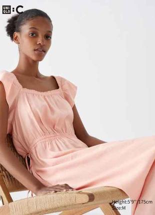 Платье uniqlo:c с льном