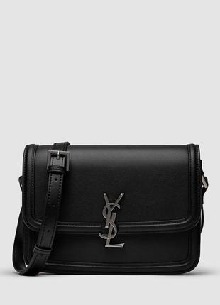 Saint laurent solferino large black/silver1 фото