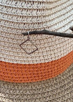 Серебряный подвес подвеска геометрия минимализм