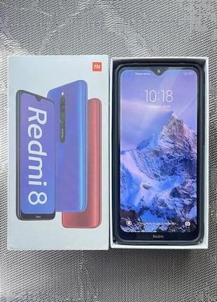 Смартфон xiaomi redmi 8 4/64 8 ядер  повністю робочий телефон бу