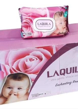 Вологі серветки laquila 120шт