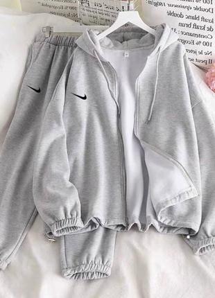 Теплий костюм на флісі 💫идеальный oversize👌