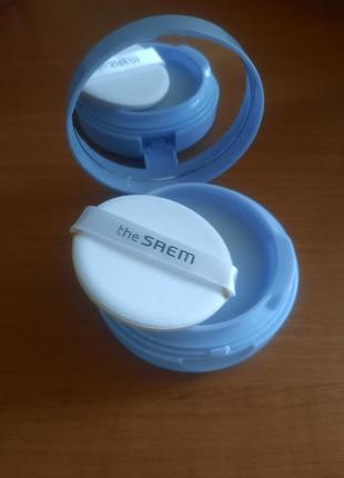 Тональный кушон the saem saemmul perfect pore cushion 01 light beige