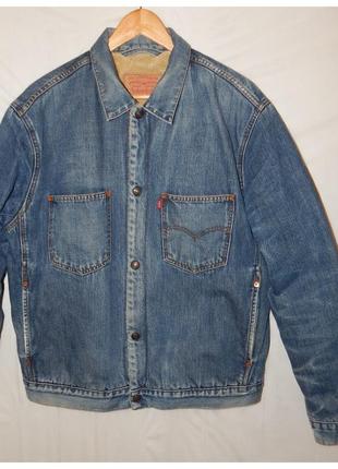 Джинсова куртка на хутряній підкладці levi's sherpa 71511 04