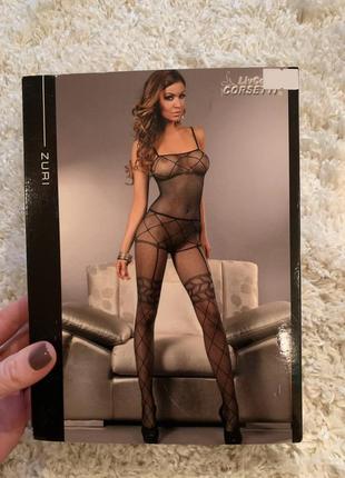 Эротический комбинезон livia corsetti, сетка, размер s-l